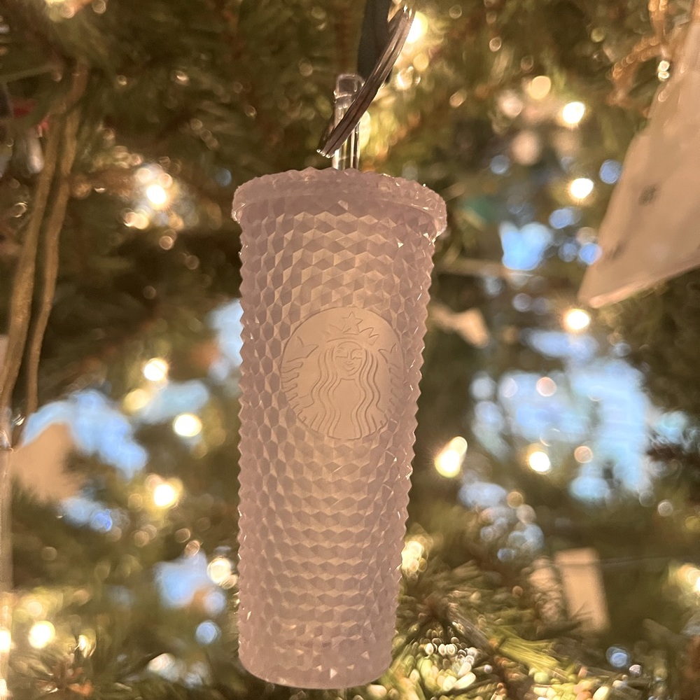 Starbucks 2021 Cold Cup Ornament Keychain